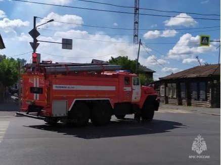 Реагирование подразделений пожарной охраны на пожар в Варгашинском муниципальном округе